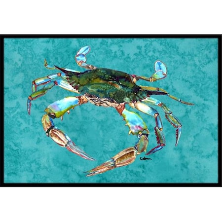 Carolines Treasures Carolines Treasures 8657-JMAT Crab Indoor Or Outdoor Doormat; 24 x 36 in. 8657-JMAT